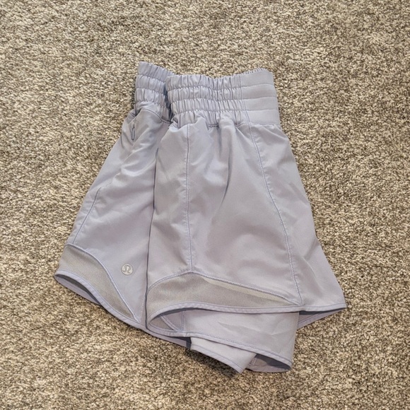 lululemon athletica Pants - lululemon athletica Light blue/purple Athletic Shorts